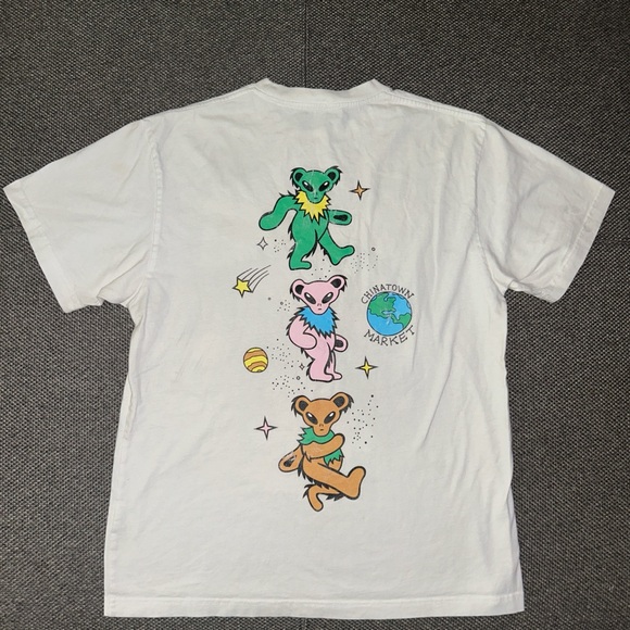 Rare Chinatown Market Grateful Dead Streetwear Graphic T-Shirt Medium - Picture 4 of 4